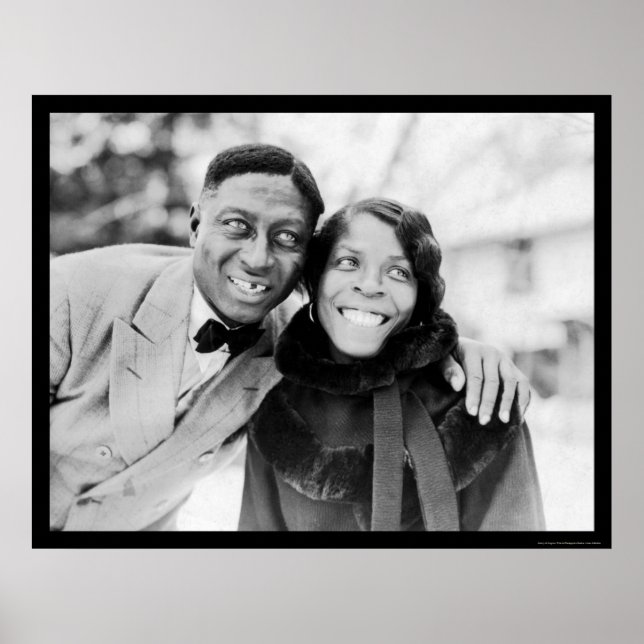 Póster Leadbelly y Martha Ledbetter 1935 (Frente)