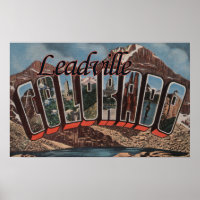 Leadville, Colorado - Escenas de letras grandes