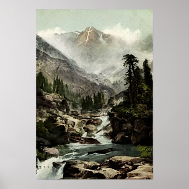 Póster Leadville, Monte Colorado de la Santa Cruz (Frente)