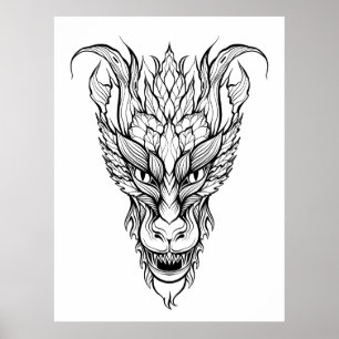 Póster Leaf Dragon