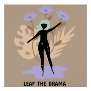 Póster Leaf the Drama