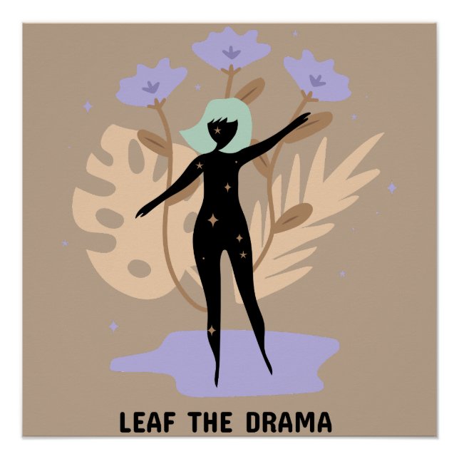 Póster Leaf the Drama (Anverso)