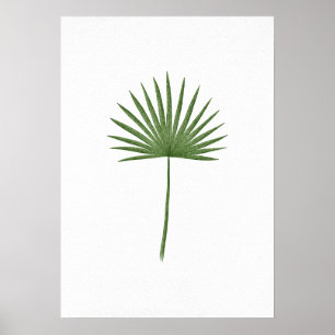 Póster Leaf verde 1