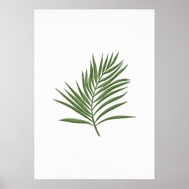 Póster Leaf verde 3 (Frente)