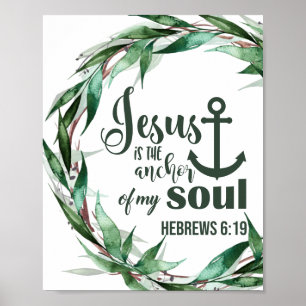 Póster Leafy Christian/Bible Poster
