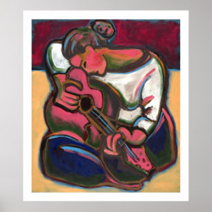 Póster Leah Plays Guitar