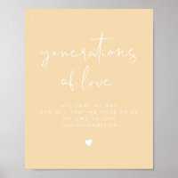 LEAH Vibrant Pastel Generaciones de Boda de Amor