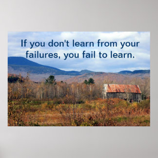 Póster Learn from Failures