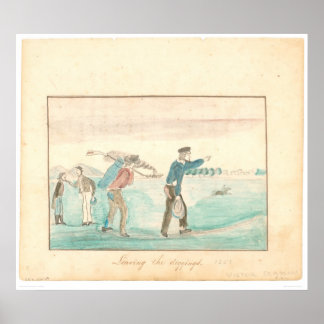 Póster Leaving the Diggings (1601A)