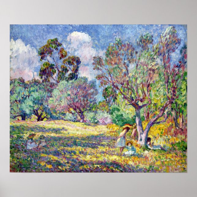 Póster Lebasque - Children On The Glade 1906 (Frente)