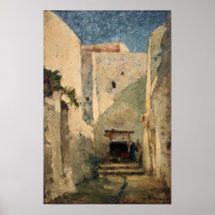 Póster Lebourg - Calle en Argel