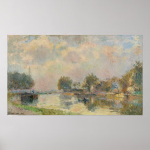 Póster Lebourg - En la orilla del río 1909