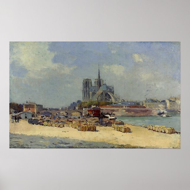 Póster Lebourg - Notre Dame París 1897 (Frente)