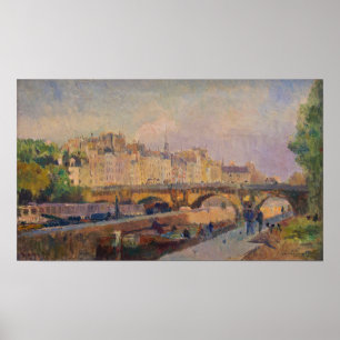 Póster Lebourg - París El Pont Neuf