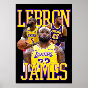 Póster lebron james, nba, baloncesto, king james, slam du