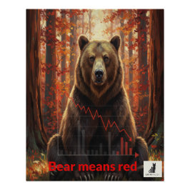 Póster Lección 2: Oso significa rojo