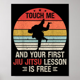Póster Lección de Jiu Jitsu Touch Ft es Jiu Jitsu Brasile