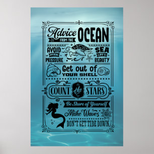 Póster Lecciones de la vida desde el mar