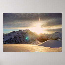 Póster Lech am Arlberg Austrian Alps Austria Photo Print
