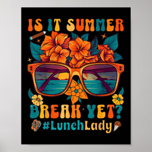 Póster Lechadora Es Verano De Descanso Y El Último Día De