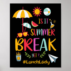 Póster Lechadora Es Verano Romper El Último Día De Scho