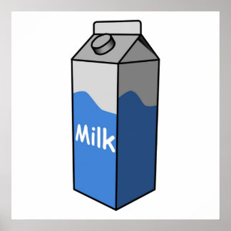 Póster Leche