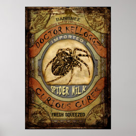 Póster Leche de araña