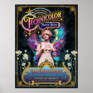 Póster Leche de cabeza TMH Rams 18x24