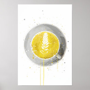 Póster Leche de cúrcuma