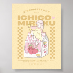Póster 🍓✨Leche de ichigo ✨🍓