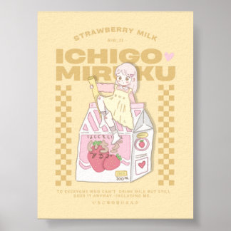 Póster 🍓✨Leche de ichigo ✨🍓