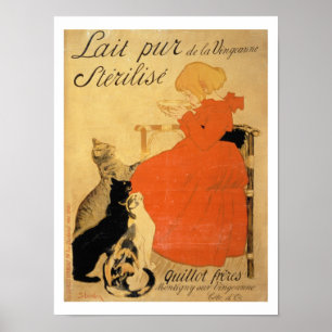 Póster "Leche esterilizada pura del La Vingeanne", 1894