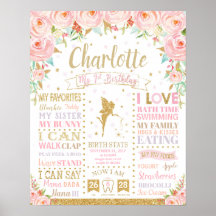 Leche floral Primer cumpleaños, estado de nacimien