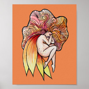 Póster Leche preñada