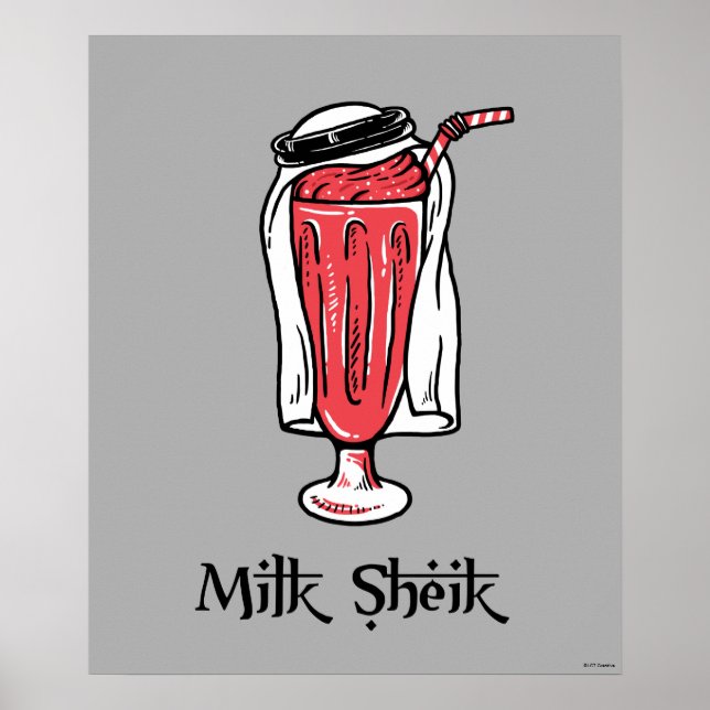 Póster Leche Sheikh (Frente)