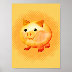 Póster Lechón de Personalizado corto