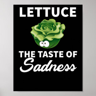 Póster Lechuga El Sabor De La Tristeza Gráfico