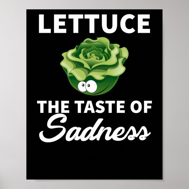 Póster Lechuga El Sabor De La Tristeza Gráfico (Frente)