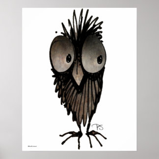 Póster Lechuza divertida