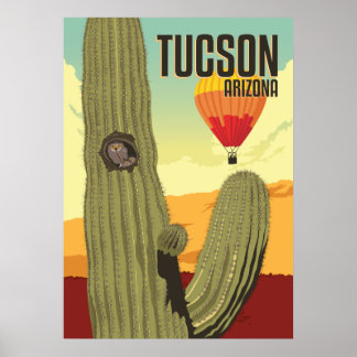 Póster Lechuza elfo de 28"x20 en Saguaro - Tucson, Arizon