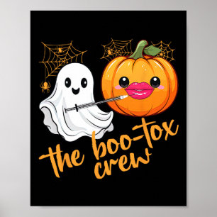 Póster Lector de Botox Halloween Enfermera de Inyector Es