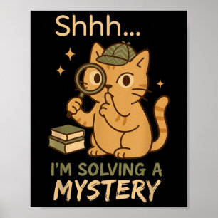 Póster Lector de misterio del Cozy Crime Club Bookish Sle