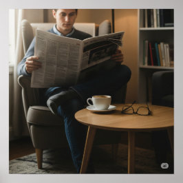 Póster Lector de noticias contextual