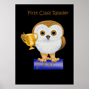 Póster Lector de primera clase