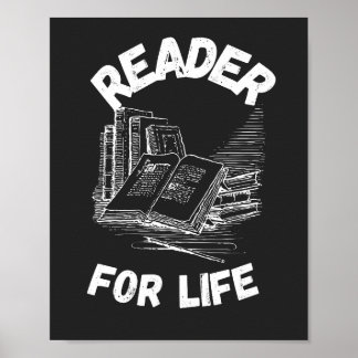 Póster Lector de vida