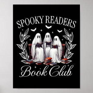 Póster Lectores Book Club Funny Ghost Teacher Happy Hallo