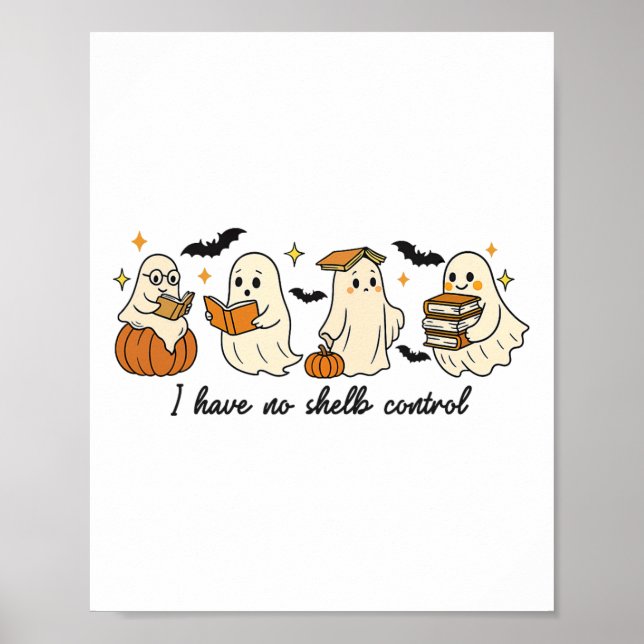 Póster Lectura de la biblioteca Ghost Halloween (Frente)