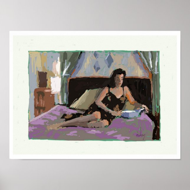 Póster Lectura de la cama (Frente)