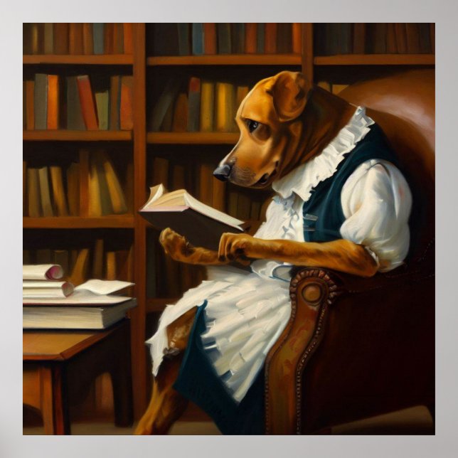 Póster Lectura de perros (Frente)