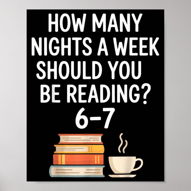 Póster Lectura Divertida 6 7 Seis Siete Meme Libro Englie (Frente)